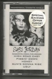 SASS JORDAN Ultra Rare 5TRK EXCERPT SAMPLER PROMO Cassette TAPE Single cassingle - Picture 1 of 1