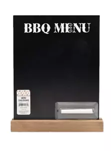 BBQ Menu Chalkboard with Chalk Table Decor - Picture 1 of 9