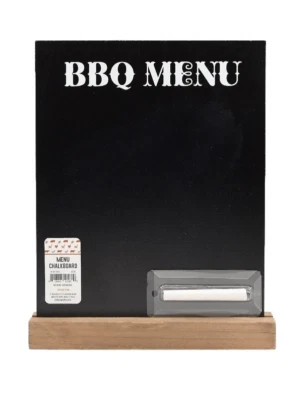BBQ Menu Chalkboard with Chalk Table Decor - Image 1 of 4