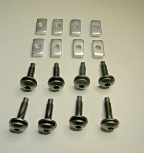 8 ea Hard Top Screws and 8 ea Oblong Nuts Fits 1987-2018 YJ TJ JK Jeep Wrangler - Picture 1 of 4