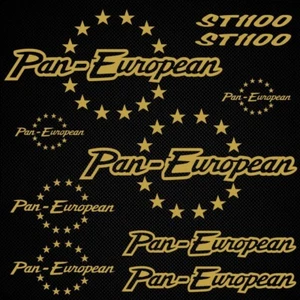 Pan European Decals ST 1100 Sticker für Honda Motorrad Nachbau Vinyl ORACAL - Bild 1 von 10