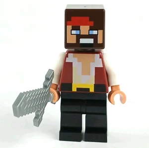 LEGO® 2024 Minecraft SWASHBUCKLER Minifigure™ w Sword Building Set min170 - Picture 1 of 3