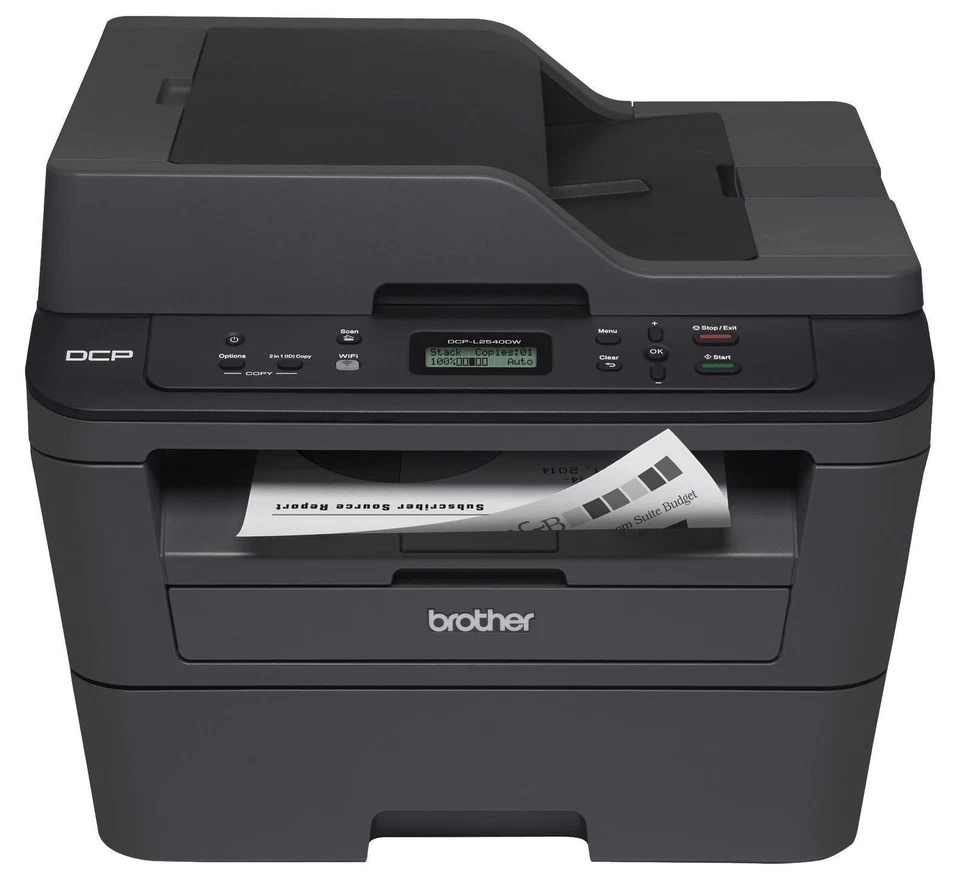 Brother DCP-L2540DW Laser Multifunction Printer - Monochrome - Desktop - Dupl...