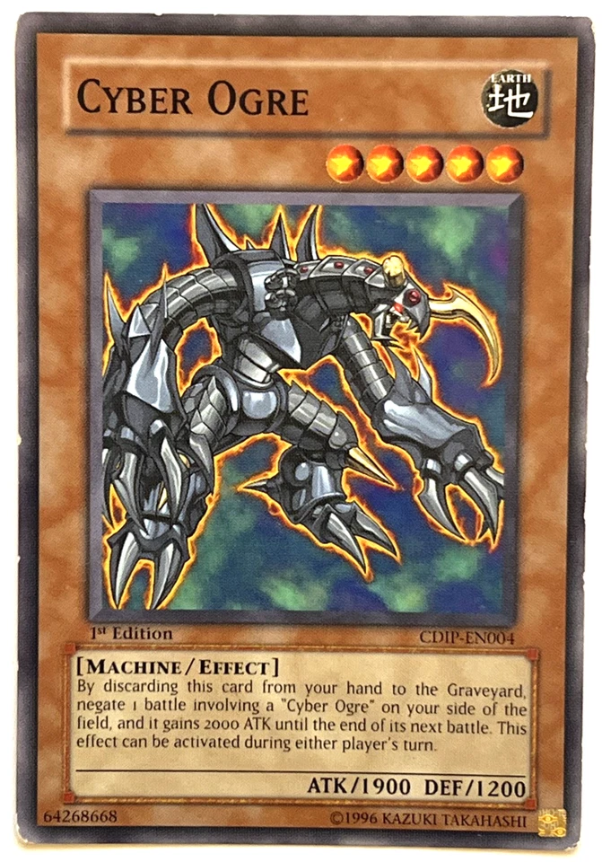 YuGiOh! - CDIP-EN004 Cyber Ogre – 1st Edition Common - Image 1 of 1
