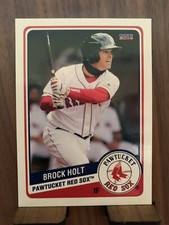 BROCK HOLT 2014 CHOICE PAWTUCKET RED SOX #13
