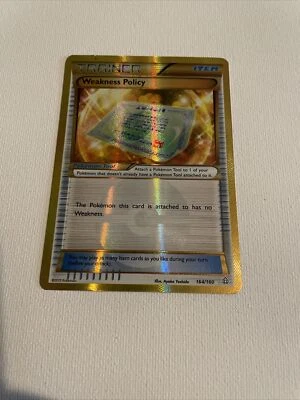 Pokémon TCG Weakness Policy Primal Clash 164/160 Holo Secret Rare - Image 1 of 2