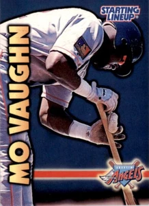 1999 Kenner Starting Lineup Card Mo Vaughn Anaheim Angels - Picture 1 of 2