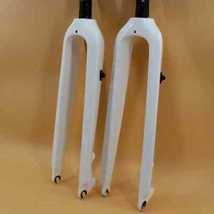 Full Carbon Fibre Mountain Bike Front Fork Disc Brake Hard Fork 26er 29er - Picture 1 of 16