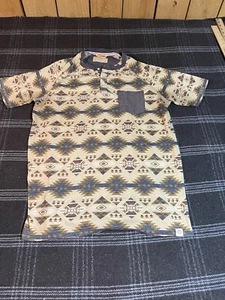 Free Planet Aztec short sleeve pocket tee Small - Picture 1 of 9