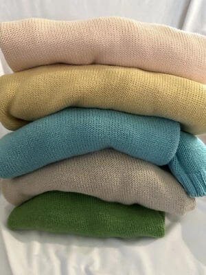 Suéter Tejido Manga Corta Lands End Mujer XL 100% Algodón Pullover EE. UU. Elige Color Foto 1 de 4