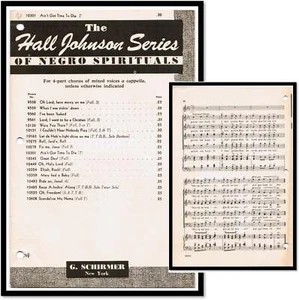 Hall Johnson, words and music / Ain't Got Time to Die / Negro Spiritual 1955 - Bild 1 von 3