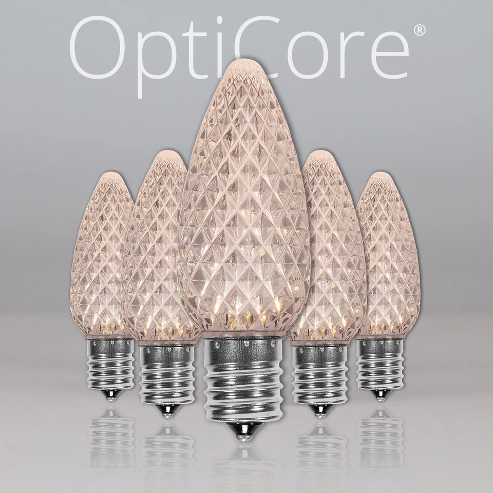 C9 LED Christmas Lights Shatterproof Replacement Bulbs, OptiCore 25 pk - Image 1 of 4