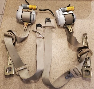 98-00 LEXUS GS300 GS400 Front Seat Belt Safety Passenger Right Driver Left Set - Image 1 of 4
