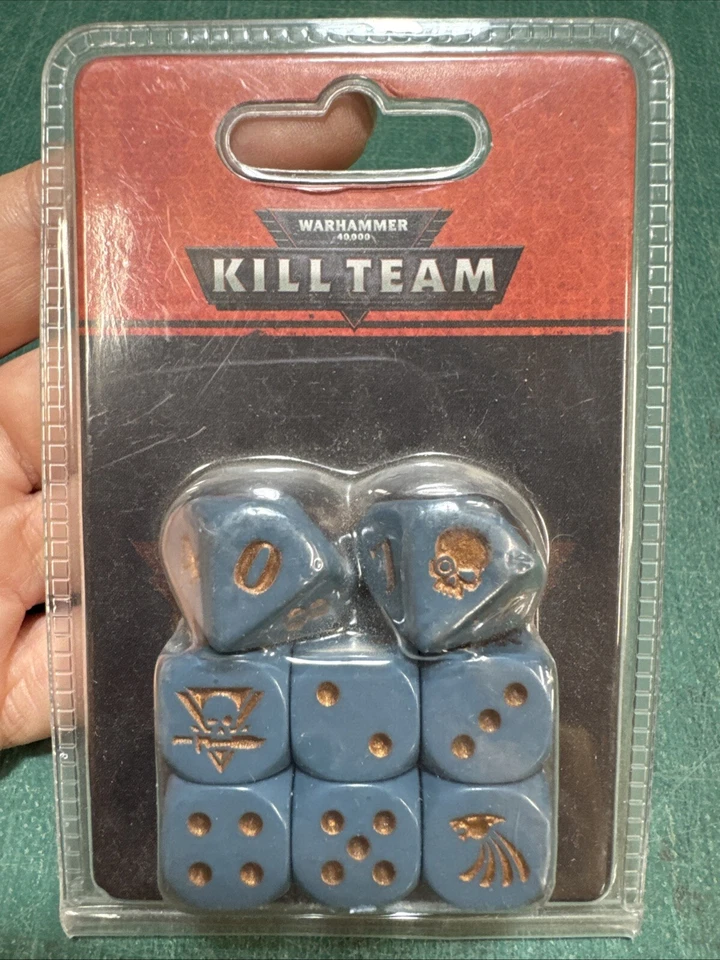  WARHAMMER 40K KILL TEAM ELUCIDIAN STARSTRIDERS DICE SET OOP Games Workshop New - Image 1 of 1