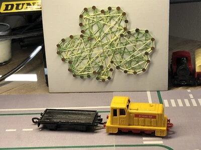 Matchbox Train Shunter Loco + Flat Cargo Car 1978 Railway Twin Pack, Superfast. - Image 1 of 4