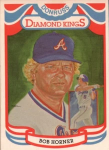 1984 Donruss Baseball #14a - Bob Horner DK, ERR - Atlanta Braves 84-065 - Picture 1 of 2