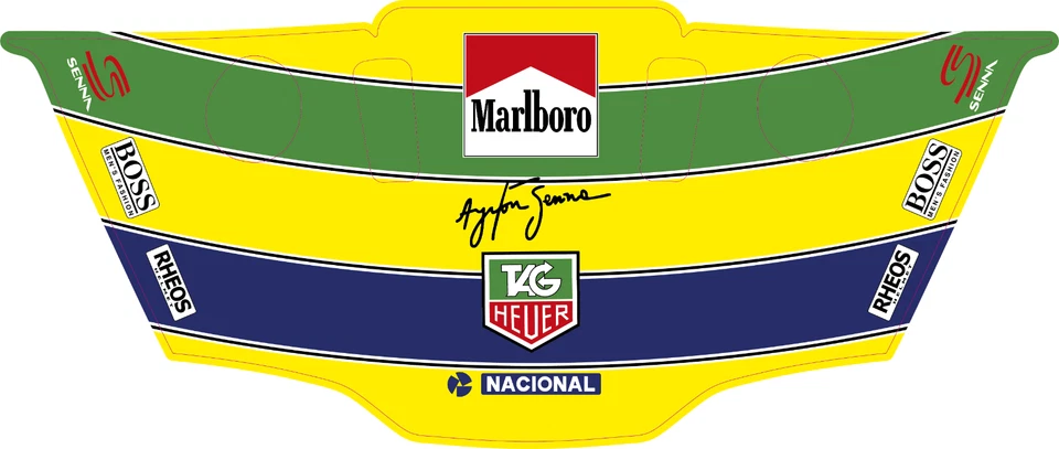 Ayrton Skin for Logitech G29 G920 G27 G25 - Custom Vinyl Decal Sticker Graphic - Image 1 of 1