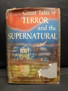 Great Tales of Terror and the Supernatural by Herbert Wise 1944 First Printing - Picture 1 of 7