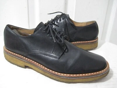 BARNEYS NEW YORK Black Leather Oxford Shoes Men's Size 7 Made In Italy. - Image 1 of 4