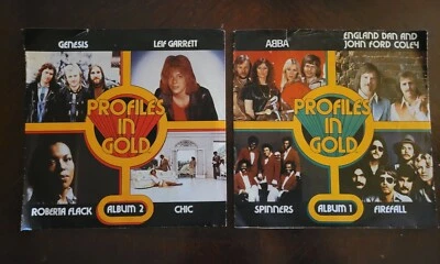 1978 Profiles in Gold-Lief Garrett Genesis Abba Spinners Chic 45 vinyl 7" Lot(2) - Image 1 of 4