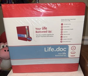 NEW SEALED Life.doc Your Life Buttoned Up Organize & Catalog Critical Info. - Picture 1 of 6