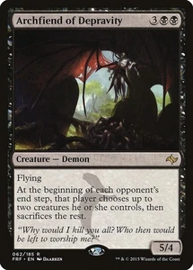 Archfiend of Depravity - Fate Reforged - 062/185 - MTG - LP - Rare - Picture 1 of 1