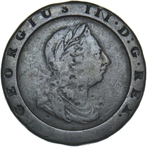 1797 Cartwheel Twopence - George III British Coin - Picture 1 of 2
