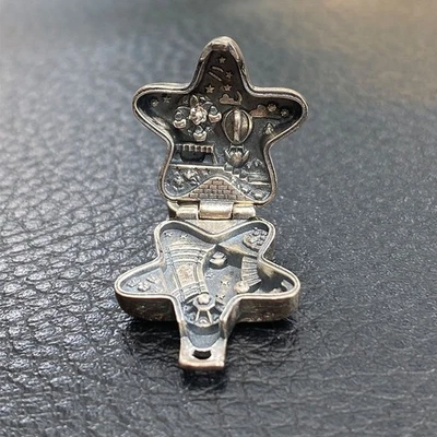 925 sterling silver polly pocket fairylight wonderland locket dangle charm - Image 1 of 4