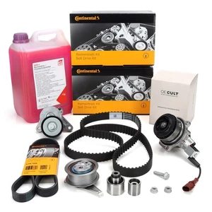 CONTI Zahnriemensatz Keilriemen Wasserpumpe Frostschutz für VW GOLF 7 1.6/2.0TDI - Bild 1 von 4