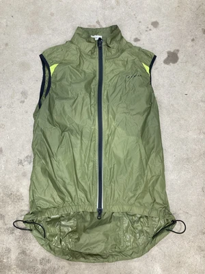 Cadence Collection Cycling Wind Vest Packable Olive Green Black Sz. Small Rapha - Image 1 of 4