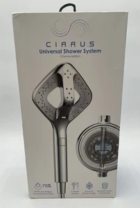 Sistema de Ducha de Mano Aromaterapia Universal Cirrus CROMO Nuevo Sellado Con Cápsulas - Imagen 1 de 11