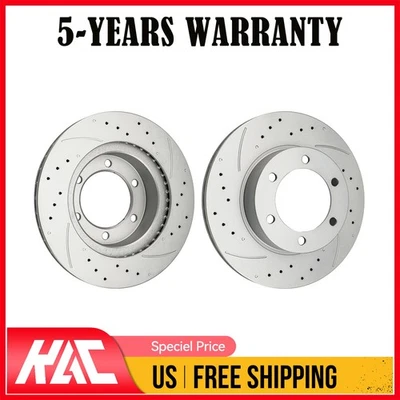 Rotores de freno delanteros perforados 31204 para Toyota Tacoma 2004 1996 Toyota 4Runner 3,4 L Foto 1 de 4