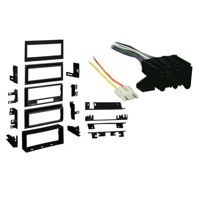 Fits Chevy S-10 Blazer 82-87 Single DIN Stereo Harness Radio Install Dash Kit - Image 1 of 3
