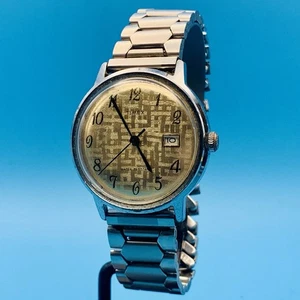 TIMEX Vintage 1975 Herren Handaufzug Handuhr Datum SOLD AS IS TEILE/REPARATUR - Bild 1 von 17