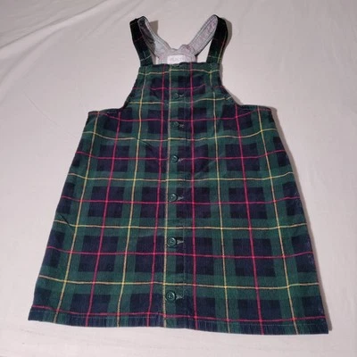 Vestido tipo falda jersey verde pana con botones delanteros talla 14 Place (Children's Place) Foto 1 de 4