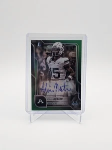 2025 Bowman U Chrome Football Adrian Norton Auto Green /99 - Bild 1 von 2