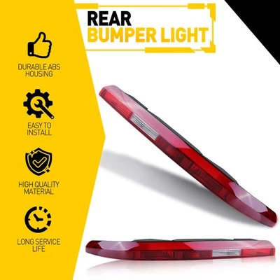 Rear Bumper Light Red Lens Waterproof Left+Right For 2016-2020 Audi Q7 2017 2018 - Image 1 of 4