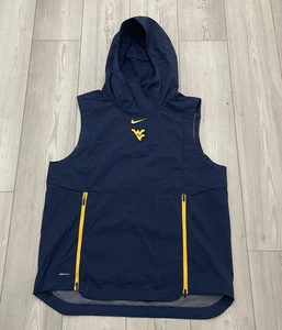 Nike Herren NCAA Nike Schild Kapuze atmungsaktiv Weste Größe Large neu West Virginia - Bild 1 von 4