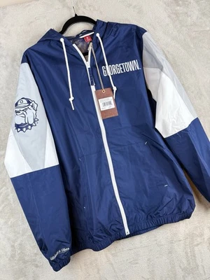Mitchell & Ness Georgetown Hoyas NCAA Cremallera Completa Tirar hacia atrás Pequeño Foto 1 de 3