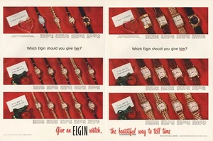 1952 Elgin Watch: Which Elgin Should You Give Vintage Print Ad - Bild 1 von 1