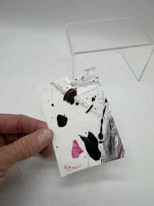 Phantom Bloom ACEO 4/9 Midnight Spills Collection Mini Art Card Painting Acryl - Bild 1 von 2