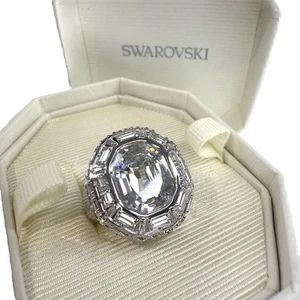 Swarovski Ring Size 60 Mesmera Cocktail Octagon Cut RRP £220 - Picture 1 of 9
