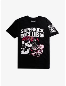 Superkick Club T-Shirt Bullet Club Young Bucks (Men's Small) NJPW AEW - Picture 1 of 1