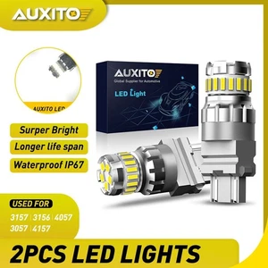 AUXITO 3157 3156 LED Backup Tail Reverse Light Bulb White For Ford F-150 6500K - Picture 1 of 10