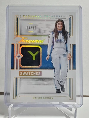 2024 National Treasures Hailie Deegan 8/10 Swatches - Image 1 of 3