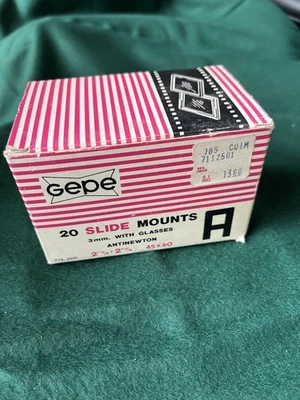 10 suportes deslizantes GEPE AN anti-newton 54x68 3mm com vidro - caixa original - Imagem 1 de 2