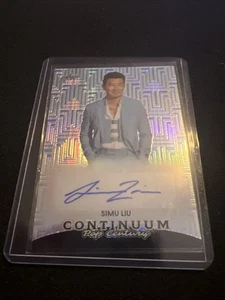 2023 Foglia Pop Century Continuum AUTO Blu Simu Liu 6/25 - Foto 1 di 2