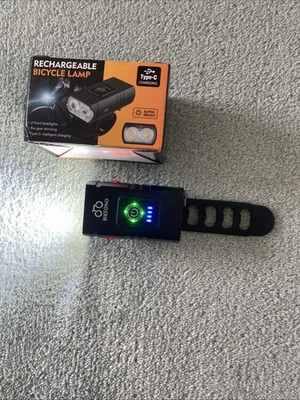 Bike Bicycle Bright Lights Rechargeable Quick Release + Charge Level Indicator - Image 1 of 4