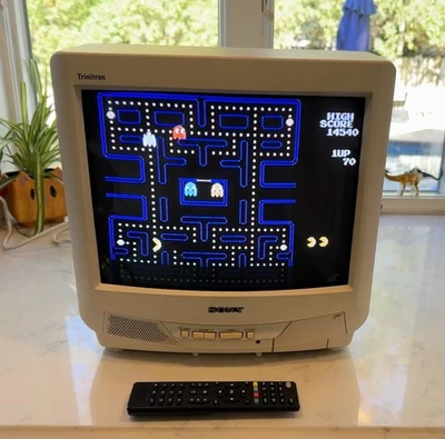 Sony Trinitron KV-13M31 13” CRT TV Retro Gaming Monitor w/ Remote FREE SHIPPING - Image 1 of 4