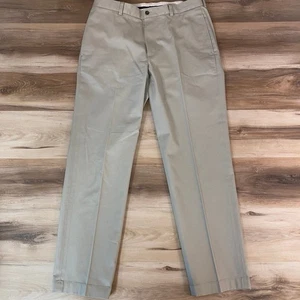 Brooks Brothers Advantage Chino Clark Hose Herren 35 x 32 Beige Baumwolle Khaki - Bild 1 von 9